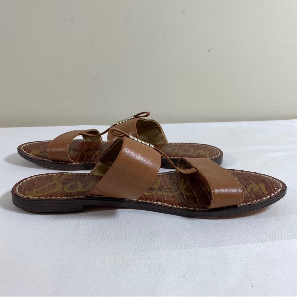 Sam Edelman Kira Leather Slip On Thong Sandals 10 - Picture 3 of 6